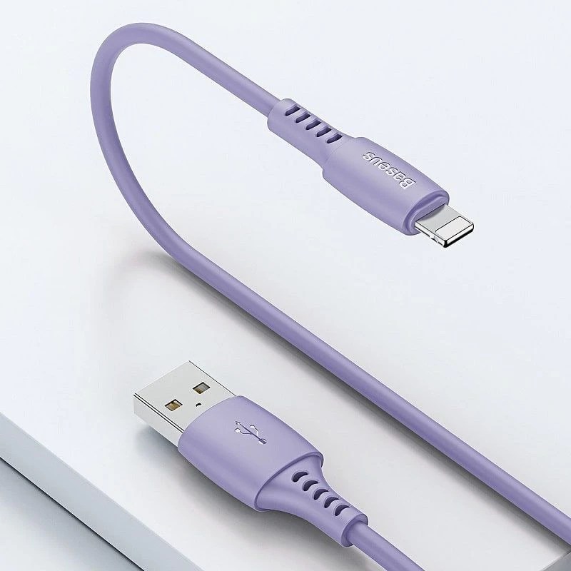 Baseus Yiven Cable USB-A to Lightning 2.4A 1.8m Blue Purple