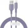 Baseus Yiven Cable USB-A to Lightning 2.4A 1.8m Blue Purple