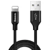 Baseus Yiven Lightning kabelis 1,8 m juodas (CALYW-A01)