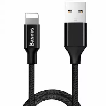 Baseus Yiven USB-A į Lightning kabelis 1,2 m 2A juodas