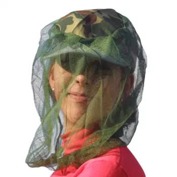 Basic Nature No-See-Um tinklelis nuo uodų – piramidės formos, 1 asmeniui, itin smulkus 100% poliesterio tinklelis, baltas