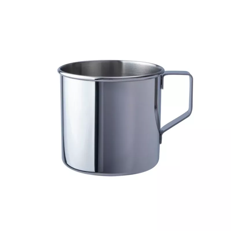 BASIC NATURE Nerūdijančio plieno puodelis Zebra Edelstal 500 ml