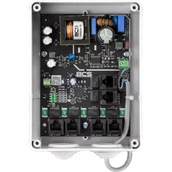 BCS IP5/E-S-II 5MP lauko tinklo kulkos formos vaizdo kamera su 30m IR, True WDR, PoE, IP67