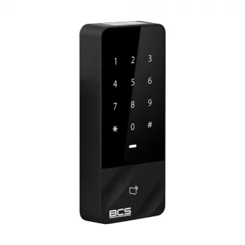 BCS-L-CKA-M1Z(2) autonominis prieigos valdymo skaitytuvas su jutikliniu klaviatūros bloku, MIFARE 13.56MHz, IP65