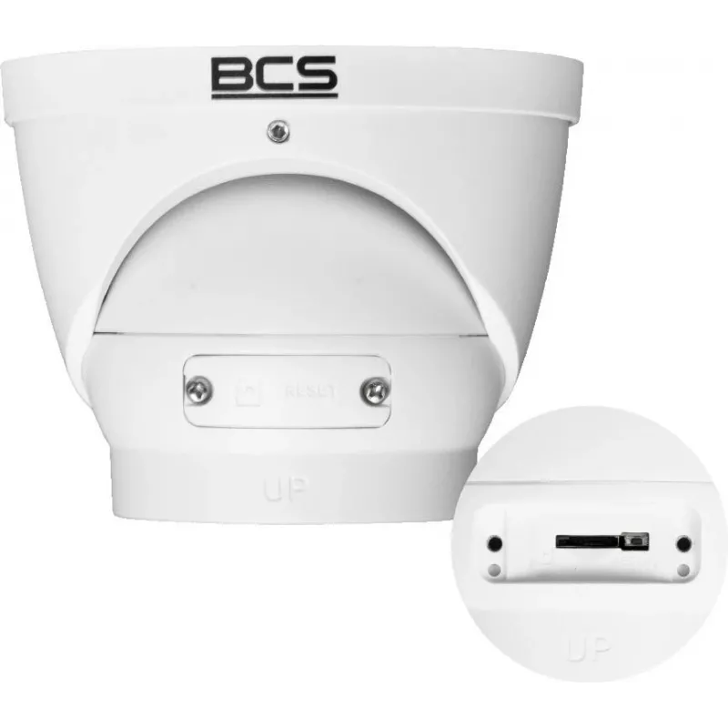 BCS L-EIP58VSR4-Ai1(2) 5MP IR kupolinė IP kamera su motorizuotu objektyvu, SMD Plus, perimetro apsauga, veido atpažinimu, IP67, IK10, PoE