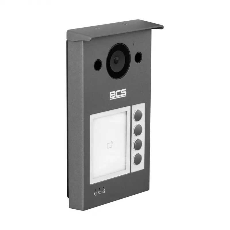 BCS-PANx401G-2 Lauko IP vaizdo domofono skydelis, 2MP, PoE, juodas