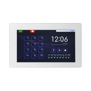 BCS PulsON Alarm Touch BUS 7 inch jutiklinis klavišų skydelis - baltas