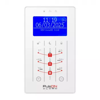 BCS PulsON LCD(BLU)/S WH 16x2 simbolių LCD ekrano modulis, mėlynas foninis apšvietimas, baltas tekstas, 5V