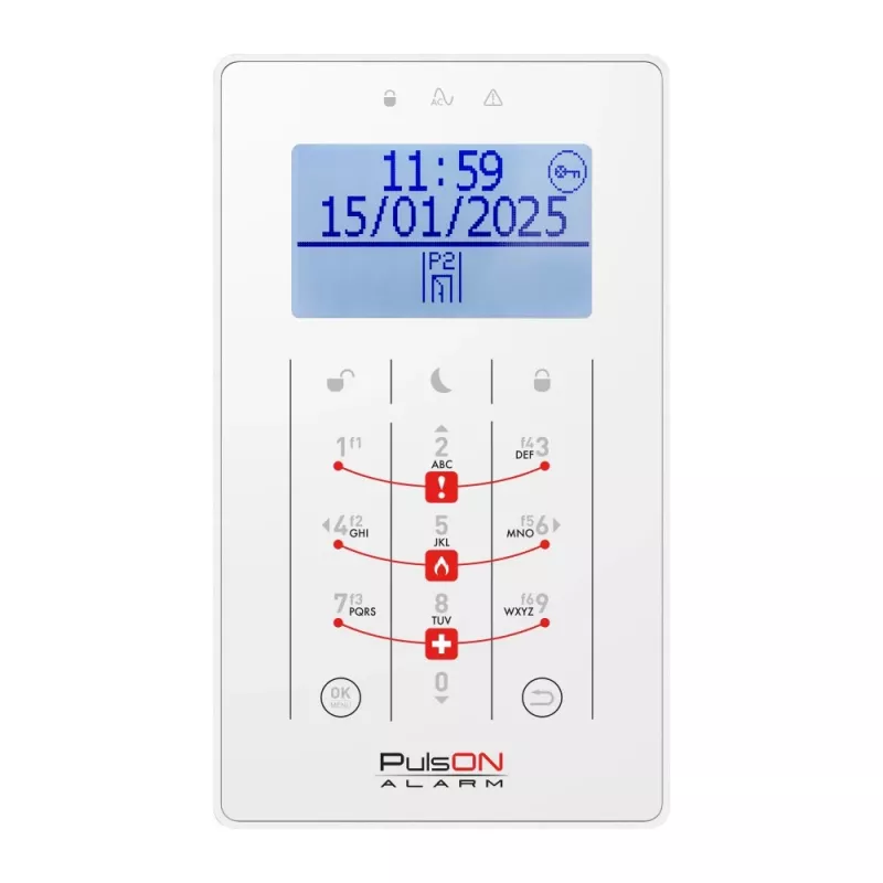 BCS PULSON LCD/S WH Room Thermostat