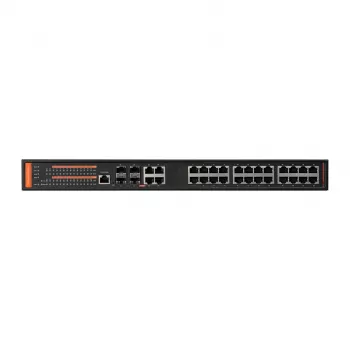 BCS SP24G04G-4SFP-M Valdomas 2 lygio Gigabit Ethernet jungiklis su 24x RJ45 ir 4x SFP prievadais