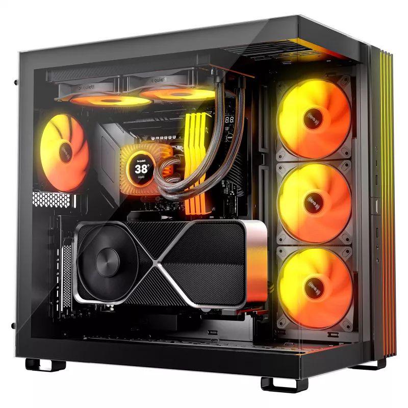 be quiet! Light Loop IO LCD 240mm All-in-One skysčio aušintuvas, juodas