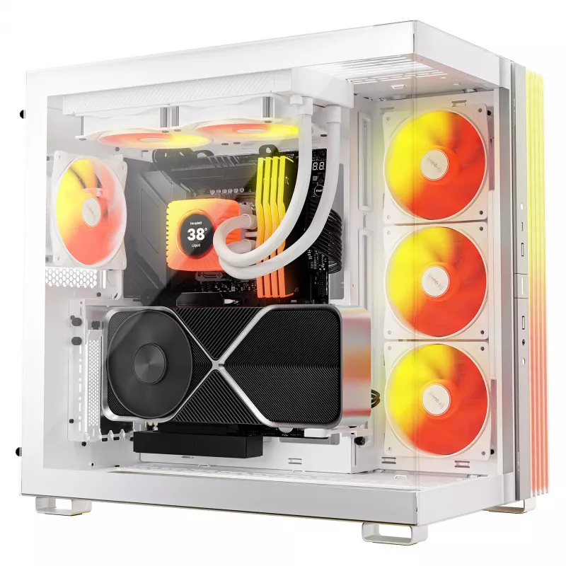 be quiet! Light Loop IO LCD 240mm White viskas viename skysčio procesoriaus aušintuvas