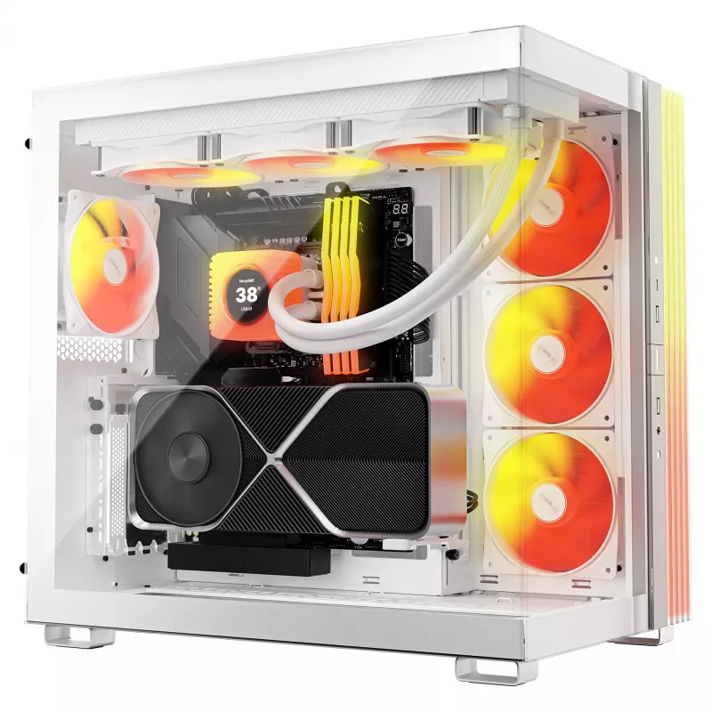 be quiet! Light Loop IO LCD 360 mm baltas universalus skysčiu aušinamas CPU aušintuvas Intel/AMD