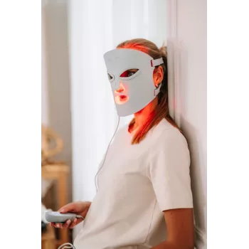 Beautifly AuraSkin Pro LED Light Therapy Face Mask - 7 spalvų, 192 diodai, įkraunamas