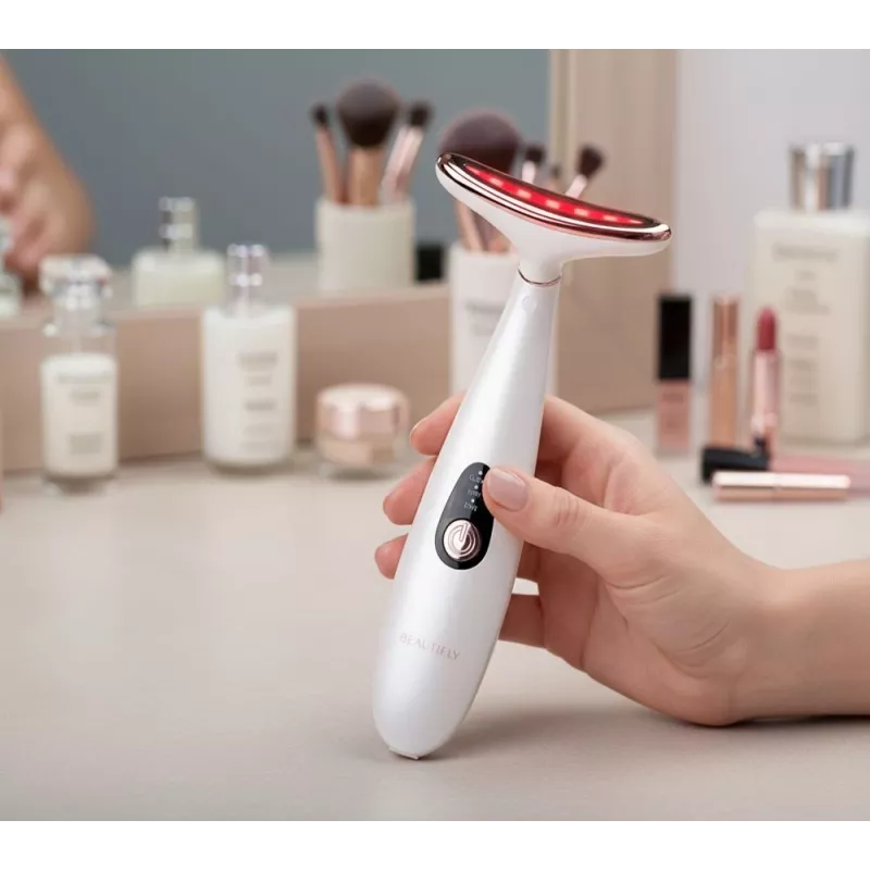 Beautifly LumaLift Pro LED šviesos terapijos veido ir kaklo masažuoklis