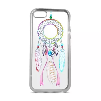 Beeyo Dreamcatcher TPU Dėklas, skirtas Huawei P8 Lite 2017 / P9 Lite 2017 - Sidabrinis