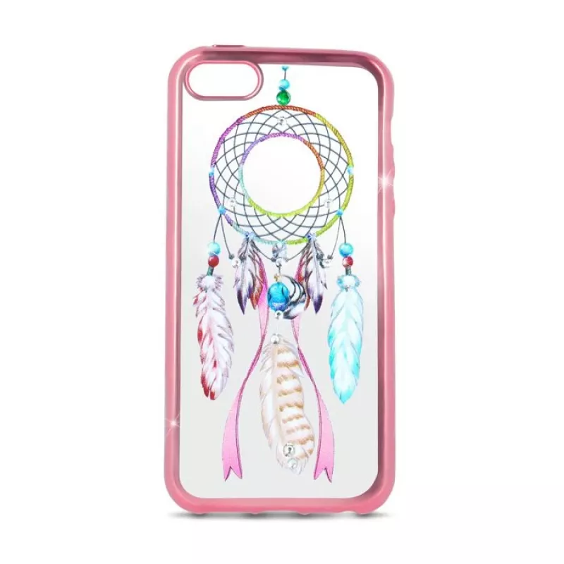 Beeyo Huawei P8 Lite 2017 / P9 Lite 2017 Dreamcatcher TPU Dėklas Rožinis