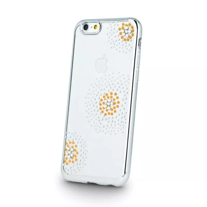 Beeyo Sony Xperia E5 Flower Dots TPU Case Silver