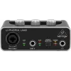 Behringer UM2 USB garso sąsaja su XENYX mikrofono preampu ir +48V fantominiu maitinimu