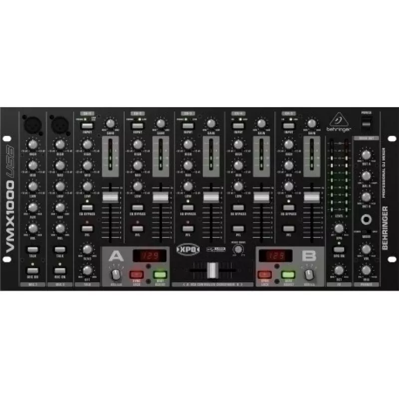 Behringer VMX1000USB DJ mikseris su USB garso sąsaja