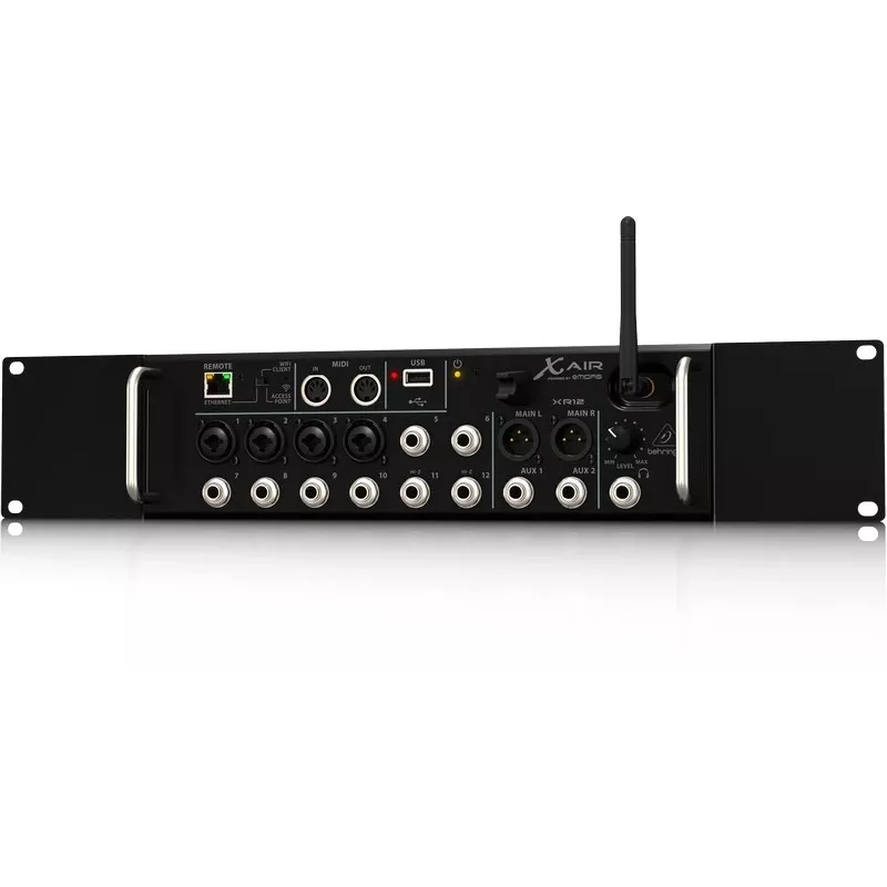 Behringer XR12 Audio Mixer 12 kanalų juoda