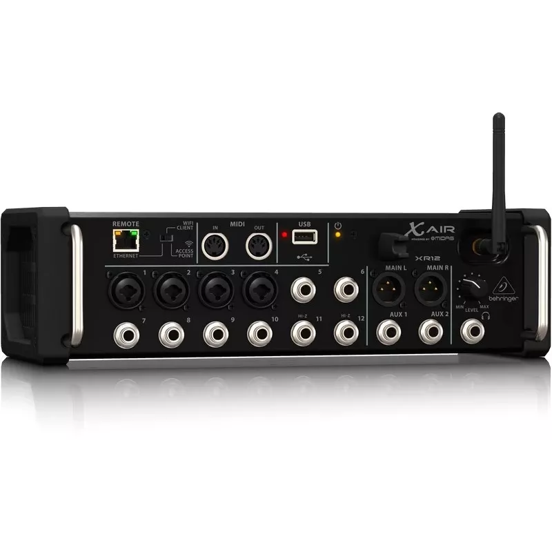 Behringer XR12 Audio Mixer 12 kanalų juoda