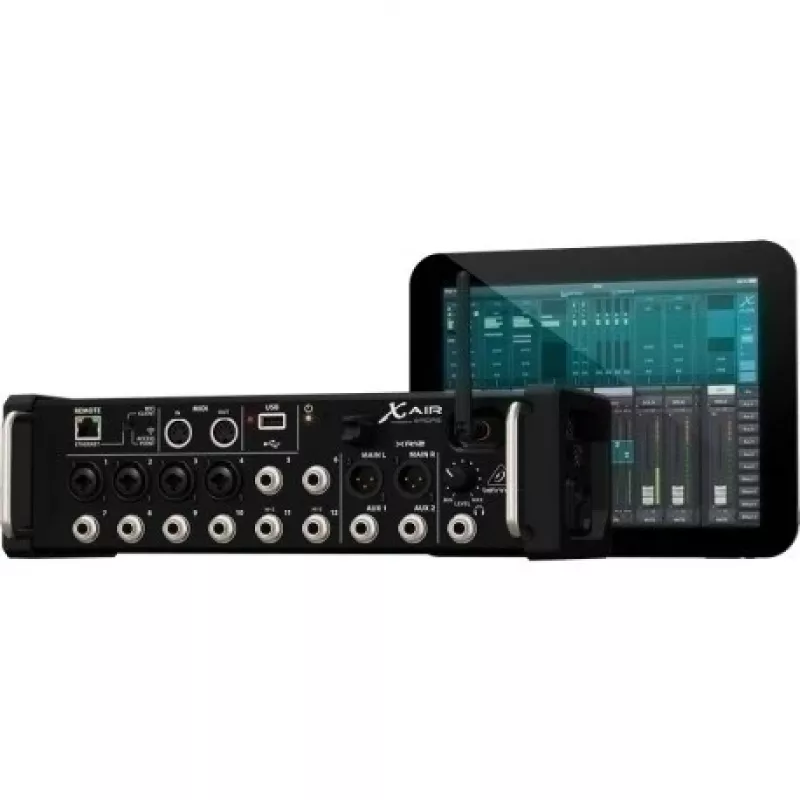 Behringer XR12 Audio Mixer 12 kanalų juoda