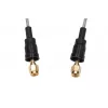 Belden RP-SMA/RP-SMA 50cm RF100LL koaksialinis pigtail kabelis, 50 omų, juodas