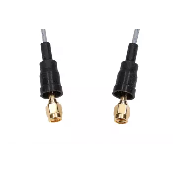 Belden RP-SMA/RP-SMA 50cm RF100LL koaksialinis pigtail kabelis, 50 omų, juodas