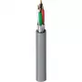 Belden Security & Sound, #22-4c BC, ekranuotas daugiagyslis kabelis, 4 gyslos, 22 AWG, plikas varis, CMR, 300V, pilkas PVC apvalkalas