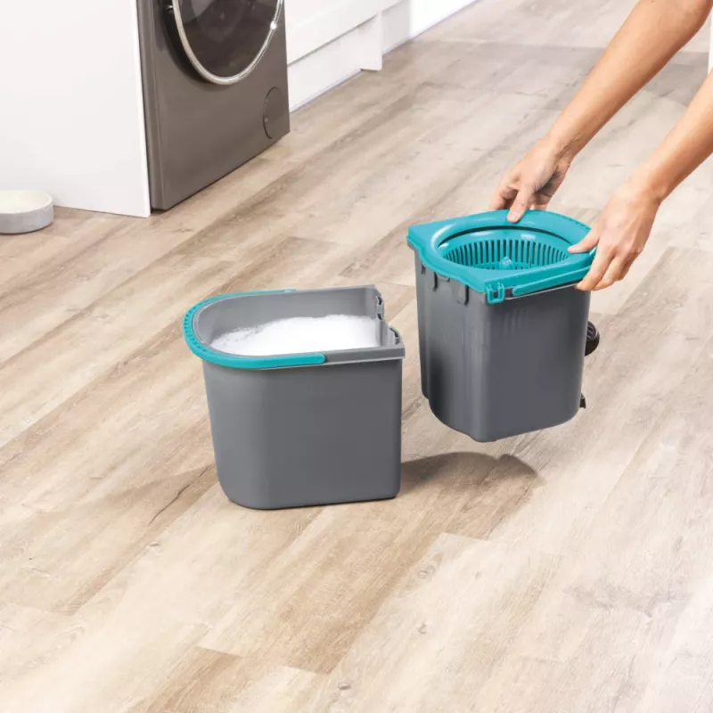 Beldray LA00000006UFEU7 Anti-bac Dual Compartment Spin Mop & Refill Head