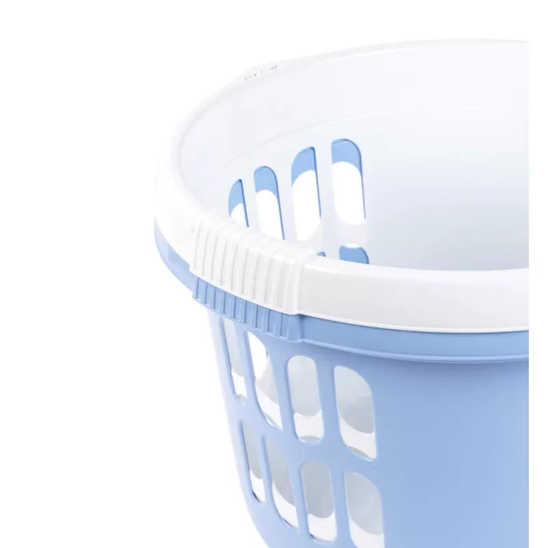 Beldray LA00000174CRNEU7 Skalbinių krepšelių rinkinys 2 vnt., 30L, balta/mėlyna