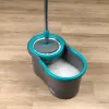 Beldray LA00000186UFEU7 Anti-bac Spin & Wring Mop Set - Pilka/Mėlyna
