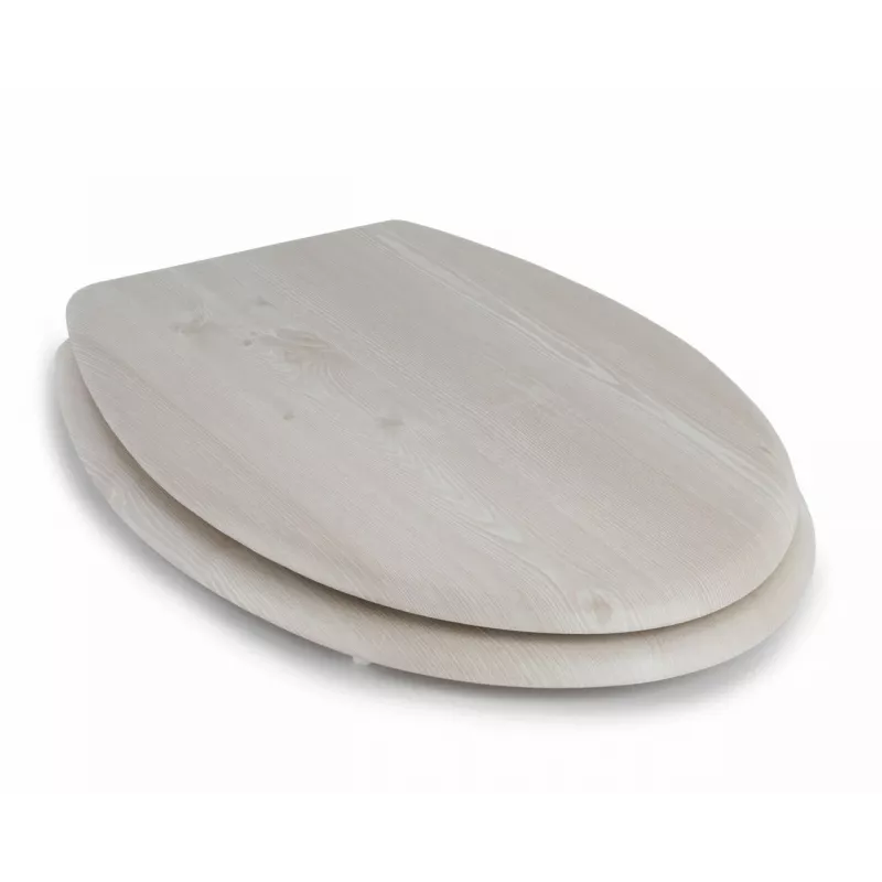 Beldray LA033710WOAKPFEU7 Medinis MDF tualeto dangtis, White Oak, Soft Close