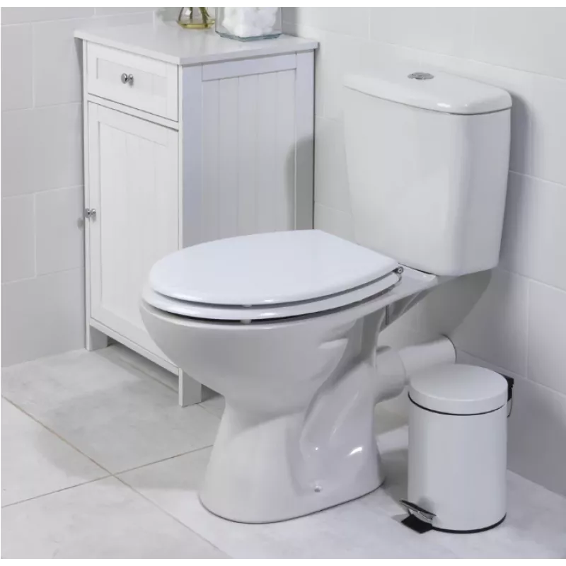 Beldray LA033758WFPEU7 Tualeto sėdynė „Tongue & Groove“ balta MDF