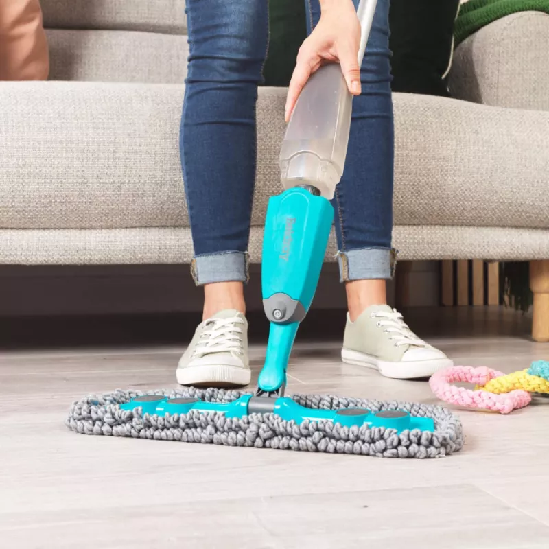 Beldray LA034245UFFEU7 Anti-bac Pet Plus+ 2-in-1 Spray Mop - Pilka/Mėlyna
