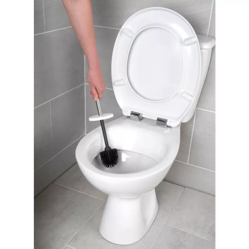 Beldray LA036034WPEU7 Anti-bac Silicone Head Toilet Brush, White