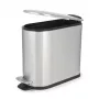 Beldray LA036683SSPEU7 Slimline D formos pedalų šiukšliadėžė, 5 litrai, sidabrinė