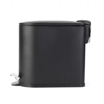 Beldray LA036690BLKPEU7 Slimline D formos pedalų šiukšliadėžė, 5 litrai, juoda