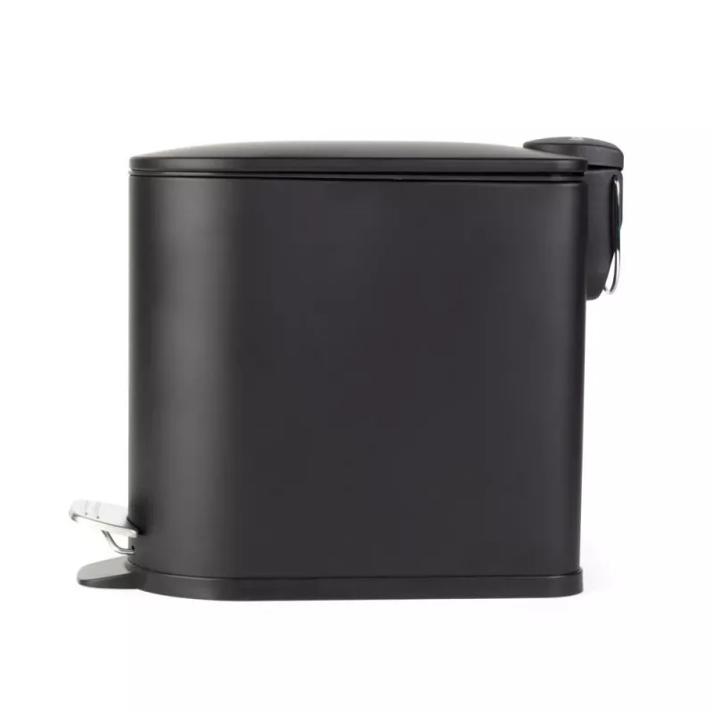 Beldray LA036690BLKPEU7 Slimline D formos pedalų šiukšliadėžė, 5 litrai, juoda