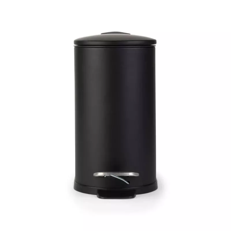 Beldray LA036690BLKPEU7 Slimline D formos pedalų šiukšliadėžė, 5 litrai, juoda