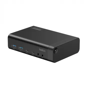 Belkin CONNECT 14-in-1 140W Dviejų ekranų dokas Juodas