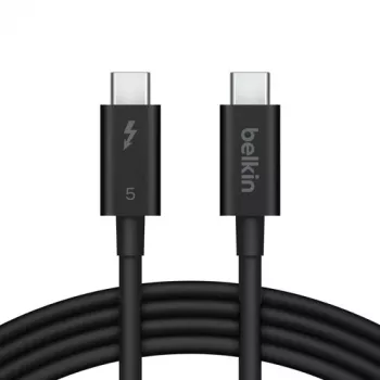 Belkin Connect Thunderbolt 5 pasyvus kabelis 1m 80Gbps 240W juodas INZ005HQ1MBK