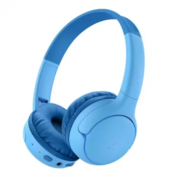 Belkin Soundform Mini 2 Kids belaidės ant ausų uždedamos ausinės – mėlynos