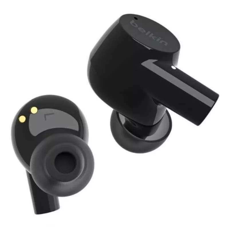 Belkin SoundForm Rise True Wireless Earbuds su mikrofonu, Bluetooth 5.2, IPX5, juoda