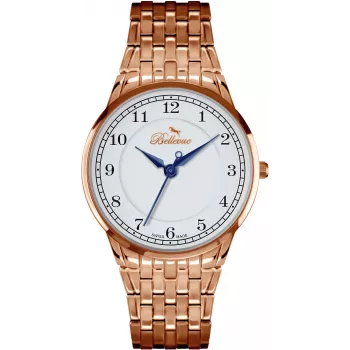 BELLEVUE Woman A49 Quartz Analog Watch 30mm Stainless Steel Silver