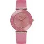 BELLEVUE Woman E116 Quartz Analog Watch 26mm Silver Dial Black Leather