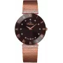 BELLEVUE Woman F104 26mm Quartz Analog Watch Stainless Steel Silver Dial