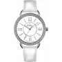 BELLEVUE Women's A69 Quartz Watch 38mm White Dial Black Leather