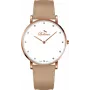 BELLEVUE Moteriškas Laikrodis B54 (40mm) Nerūdijančio Plieno Tinklelio Sidabrinis